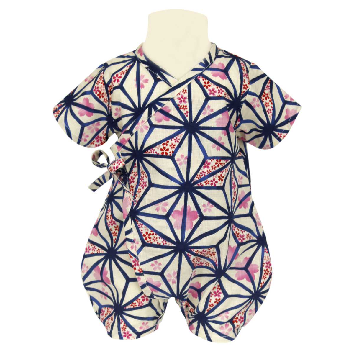 楽天市場 メール便 送料無料 甚平 女の子 ベビー 甚平 ベビー 女の子 新生児 綿100 ロンパース おしゃれ 可愛い 浴衣 日本製生地 祭り 花火 暑さ対策 ガールズ 女児 アイボリー 50 60cm 60 70cm ガールズ ベビー 浴衣 甚平 全2色 ピアニッシモ