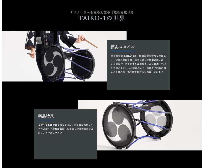 Roland ローランド TAIKO-1 電子和太鼓 Taiko Electronic Percussion