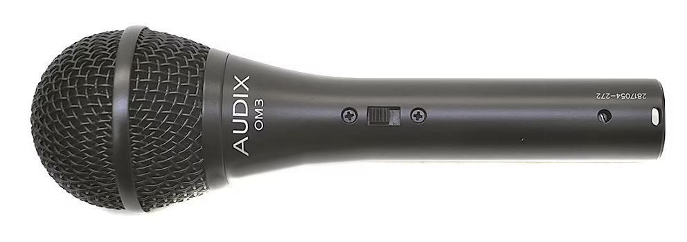 【先着SALE★1日0時~】AUDIX オーディックス ボーカル向け スイッチ付き ダイナミックマイク ハイパーカーディオイド OM3S｜ピアノプラザ　店