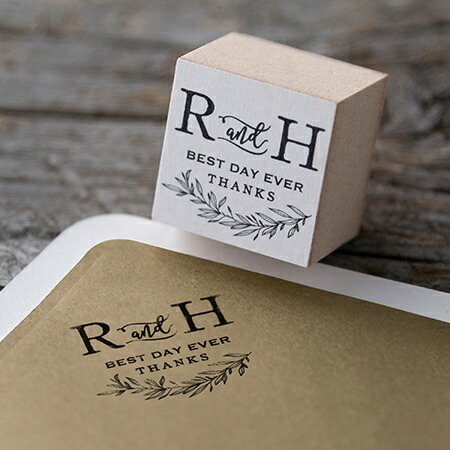 楽天市場 イニシャルスタンプ ローズマリー 結婚式 招待状 席次表 購入特典 ウェディング ペーパーアイテム オーダー ネーム ハンコ 披露宴 レセプション Piary ピアリー 楽天市場店