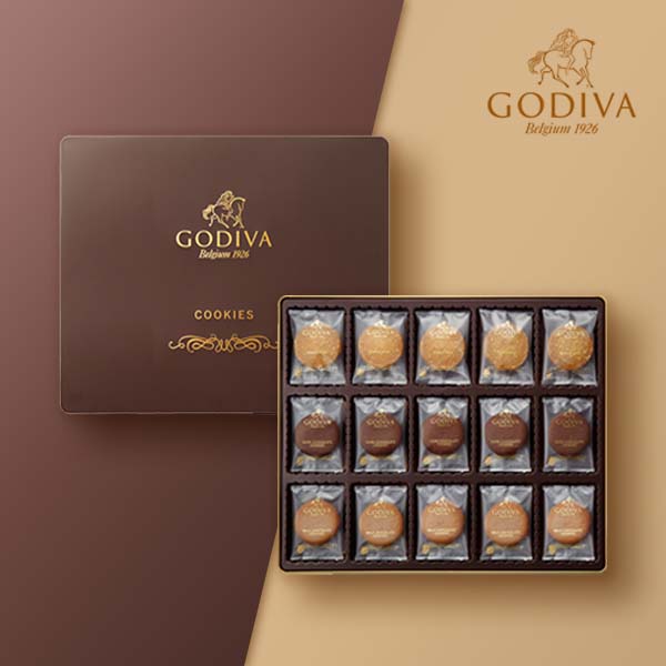 GODIVA ゴディバ グランプラス 30粒入 アソートクッキー 18枚 セット