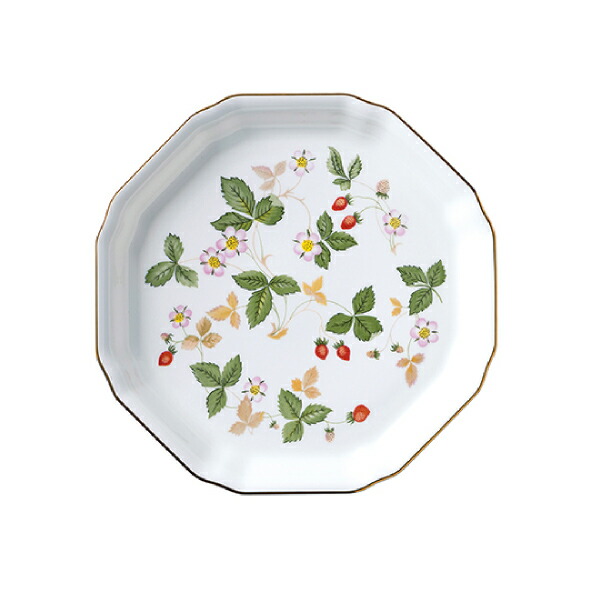 WEDGWOOD（ウェッジウッド） ワイルド ストロベリー オクタゴナルディッシュ L (新生活テーブルウェア おうちテーブルウェア) 4,732円