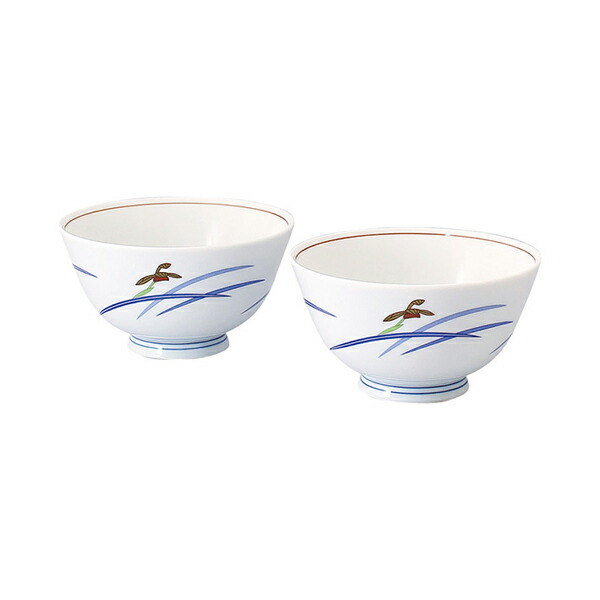 香蘭社 オーキッドブルーム 組飯碗 (ご飯茶碗 洋食器 ギフト プレゼント 贈り物 お祝い 内祝い 結婚祝い 結婚内祝い 出産内祝い お返し お礼 快気祝い 退職祝い 引越祝い 挨拶 人気 おすすめ)