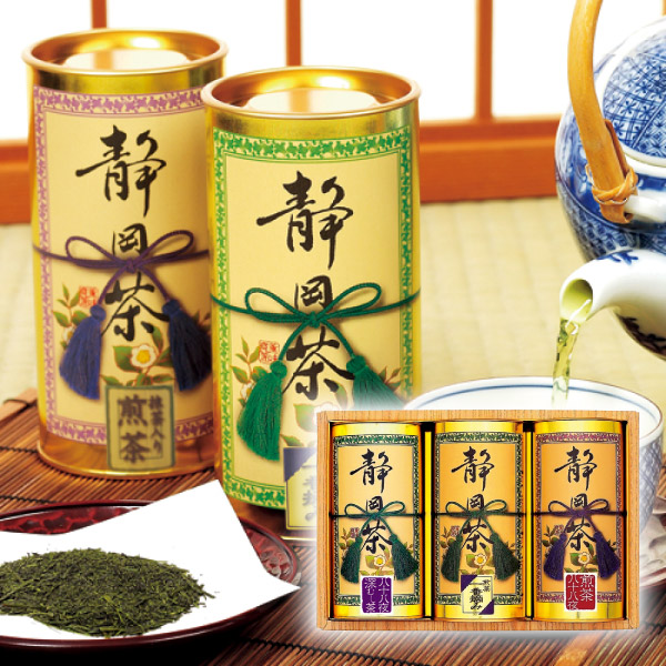 静岡銘茶詰合せE (日本茶 飲み物 ドリンク 飲料 ギフト プレゼント 贈り物 お祝い 内祝い 結婚祝い 結婚内祝い 出産内祝い お返し お礼 快気祝い 退職祝い 引越祝い 挨拶 人気 おすすめ)