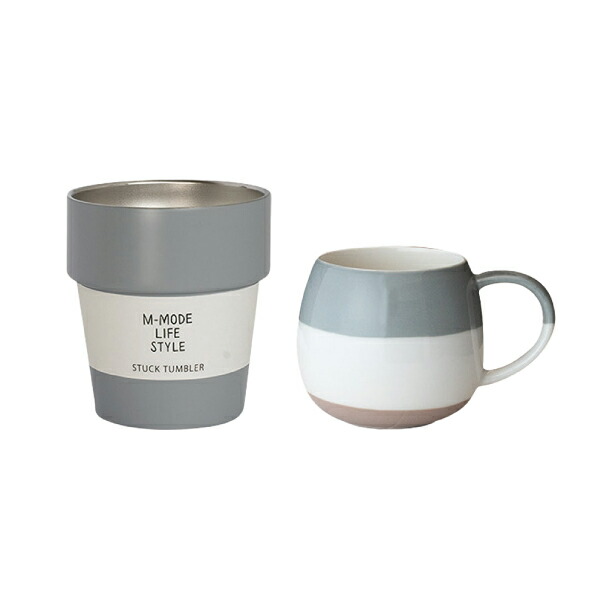 【楽天市場】グッドフィーリング カフェドリンクセット（グレー）(食器セット マグカップ コップ テーブルウェア キッチン用品 キッチン雑貨 お