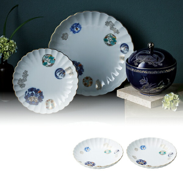 楽天市場】はんなり 取分皿揃(5枚組) 1052-FH5 香蘭社【有田焼 日本製