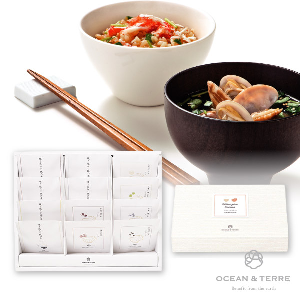 炊き込みご飯とお吸い物セットE (春ギフト 食べ物 プレゼント 食品 グルメ 食品 贈り物 ギフト プレゼント お礼 お返し お祝い 内祝い 結婚 転職 退職 職場 親戚 引き出物 人気 )