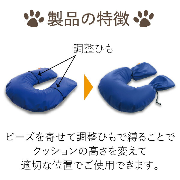 送料無料 Oneaid 介護クッション U型 Ll 大型犬用 ラブラドールレトリバーなど 犬用介護用品 アロン化成 ワンちゃん シニア犬 高齢犬 ペット 姿勢サポート 首のせクッション Purplehouse Co Uk