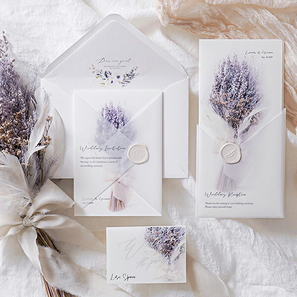 招待状 Charme De Bouquet シャルムドブーケ スターグラス 10冊入り 結婚式 パーティー メーカー直送 ウェディング ブライダル 手作りキット ペーパーアイテム 二次会 テンプレート