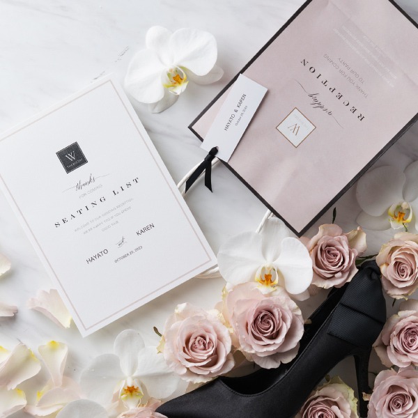 楽天市場 席次表 Libre Ash Rose リーブル アッシュローズ 席次表 10冊入り 結婚式 ペーパーアイテム 手作りキット テンプレート ウェディング ブライダル パーティー 二次会 ヒキタクバッグ 便利 席順表 Piary ピアリー 楽天市場店