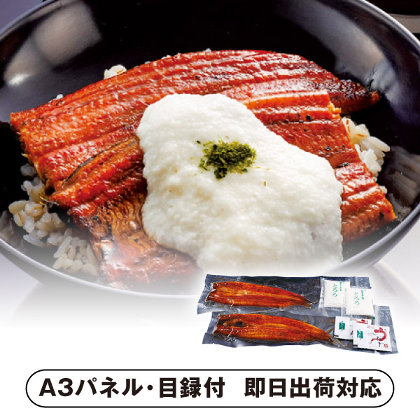 【送料無料】浅草むぎとろ うなとろセット【パネル・目録付】 (景品 二次会 披露宴 結婚式 余興 忘年会 新年会 抽選会 社内イベント 運動会 ゴルフ コンペ ビンゴ クイズ 幹事 目録 パネル 盛り上がる 人気 話題 おすすめ)