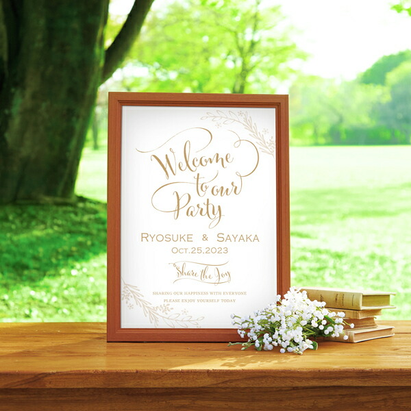 楽天市場】グラフィック ウェルカムボード（ゴールドスパークル）結婚