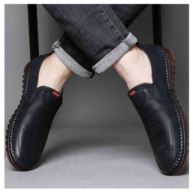 市場 ドライビングシューズ 革靴 男性用 軽量 ビジネスシューズ 滑りにくい 小さいサイズ 防滑ソール サンダル メンズ ローファー