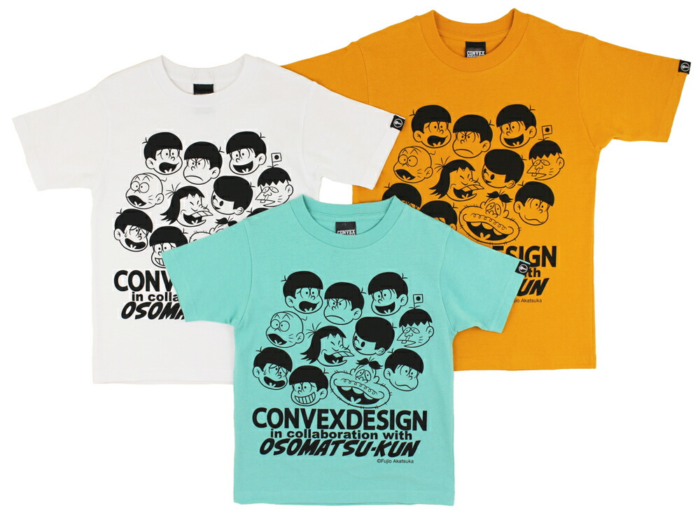 【セール　コンベックス　CONVEX　子供服】おそ松くんフェイス Tシャツ (110-150)画像