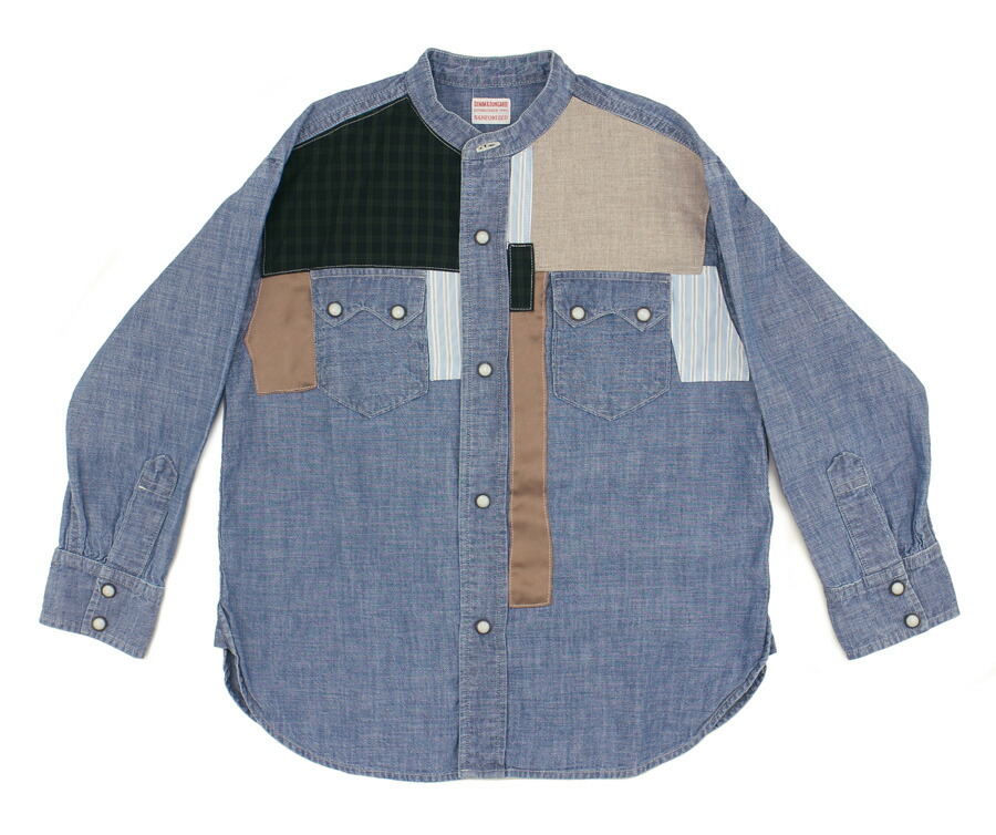 新品✨DENIM&DUNGAREE ムラチェックシャツ ネルシャツ 2023AW DENIM DUNGAREE 
