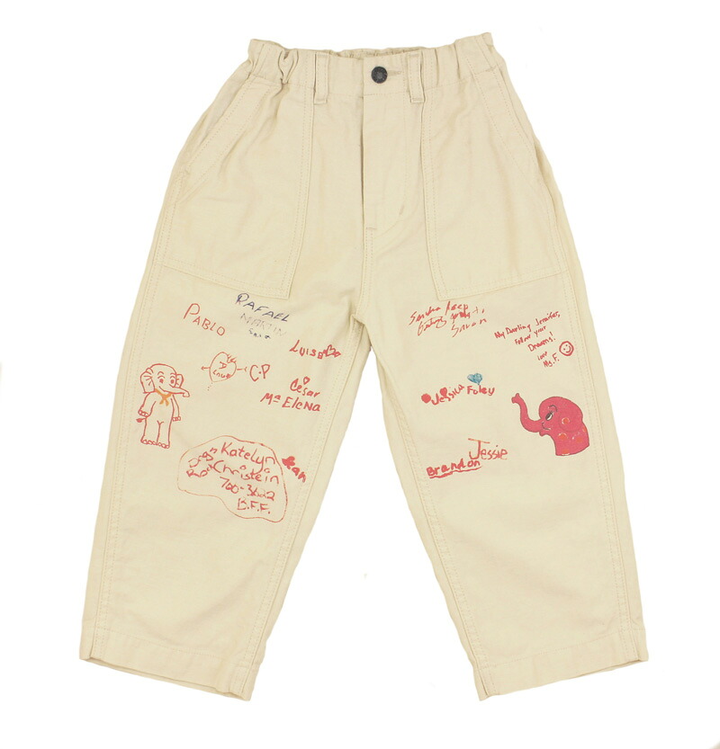 【デニム＆ダンガリー　DENIM DUNGAREE】 ミリタリーバックサテン ラクガキ PN (135) 【22620633】 15,400円
