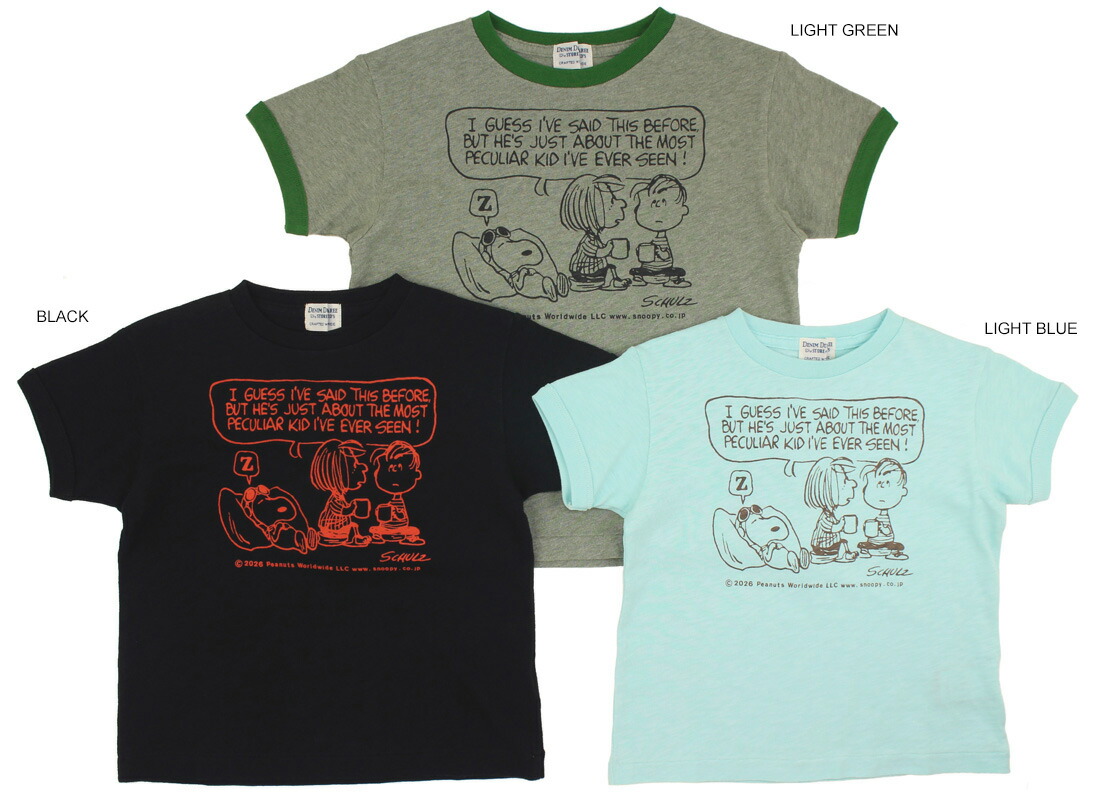 【ジーンズ＆ダンガリー DENIM DUNGAREE】\u003cBR\u003eテンジク SNOOPY EVER SEEN TEE (01-02) BIG型 \u003cBR\u003e【22621491】