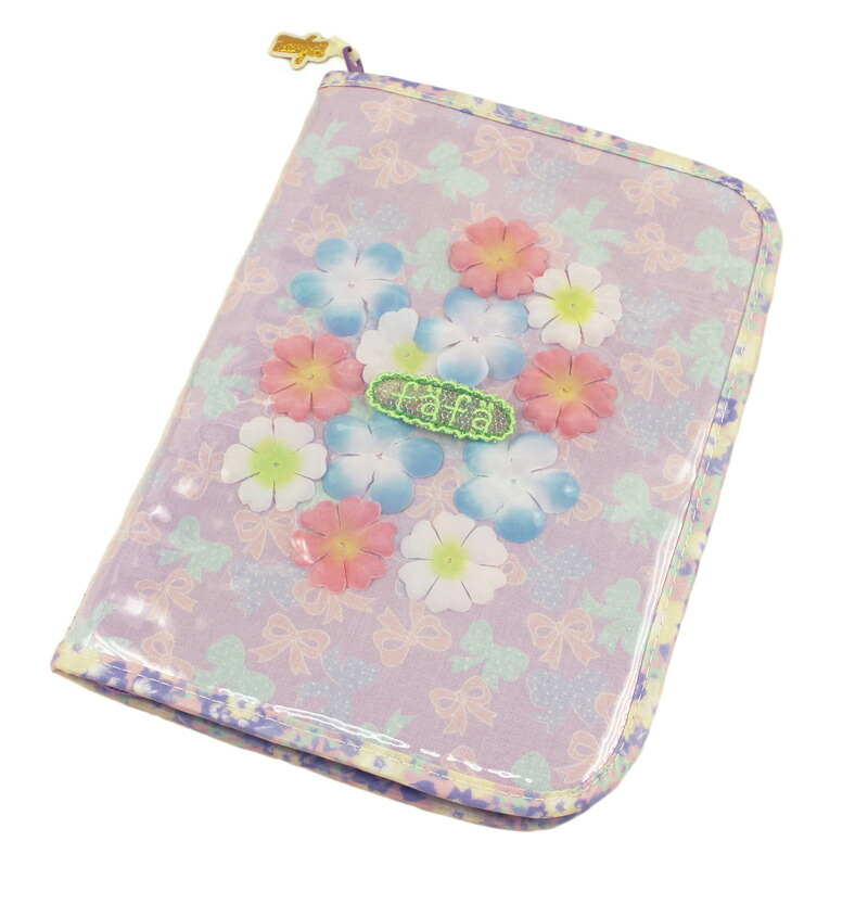 【fafa/フェフェ 母子手帳ケース/2WAYマルチケースL メール便送料無料】GLYN (2WAY Multi Case)【サイズL 】/星スパンコール/見開きのダイアリーケース＋ジャバラタイプのスペシャル仕様/手帳、診察券、通帳、カードなどの収納に ＰＩＣＡＤＯＲ