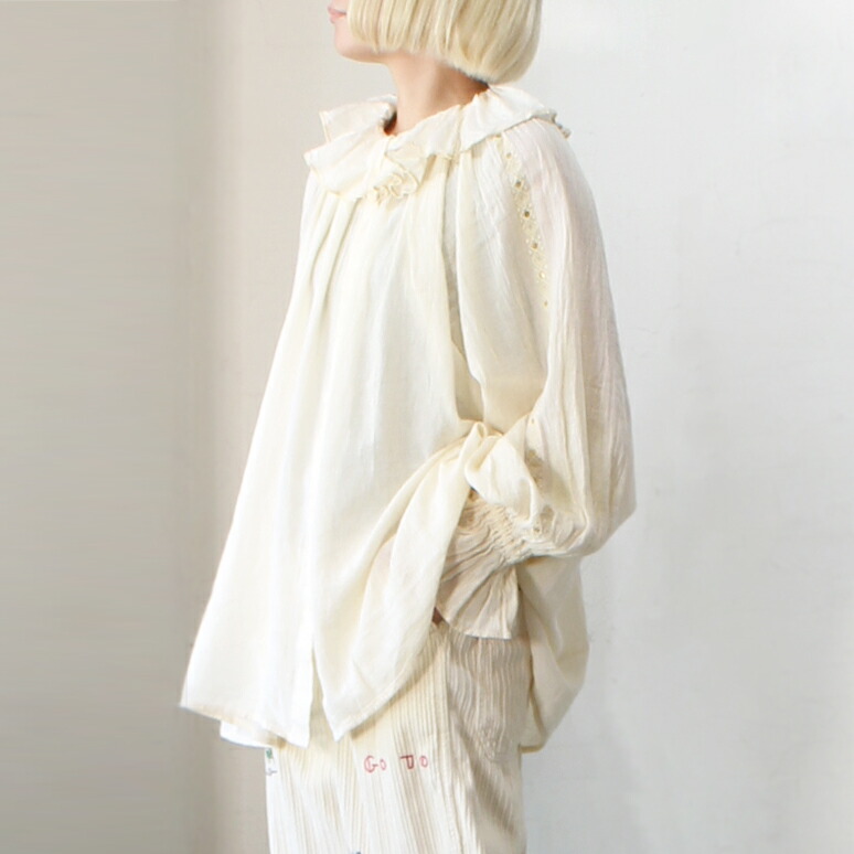 ゴートゥーハリウッド　シーチングフリルブラウス ゴートゥーハリウッド シーチングフリルブラウス ゴートゥー
