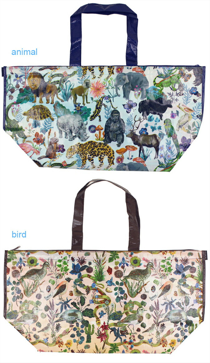 楽天市場 ナタリー レテ Nathalie Lete Cooler Bag Animal Bird 保冷保温トートバッグ 肩掛け可能な大きいサイズ ｐｉｃａｄｏｒ