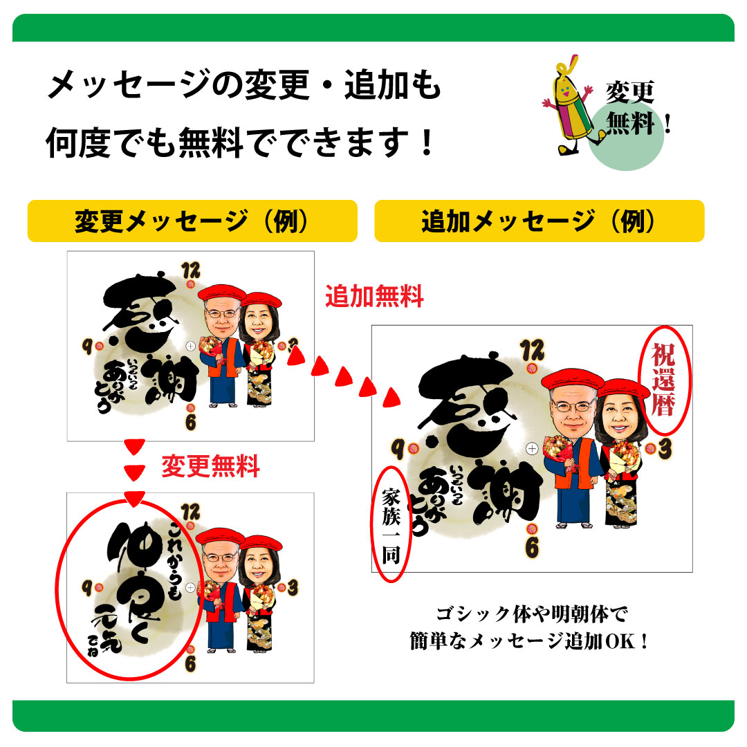 還暦祝い プレゼント 似顔絵時計 大サイズ 還暦 父 置き時計 似顔絵 お祝い 祖母 名入れ 女性 N 1 母 男性 祖父