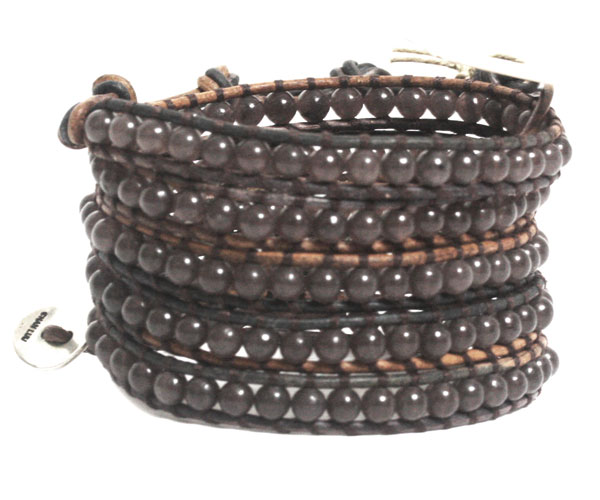 【送料無料】【正規品】CHAN LUU チャンルー ブレスレット BSM-1240 CHOCOLATE SAADA 【楽ギフ_包装】