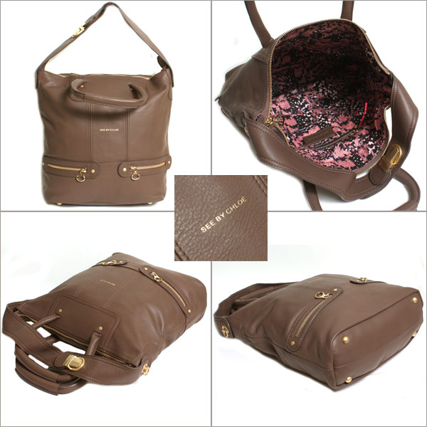 SEE BY CHLOE シーバイクロエ レディース ハンドバッグ 2WAYショルダーバッグ TOMO トモ 9S7559 N98 063 TAUPE トープブラウン SEE BY CHLOE シーバイクロエ レディース ハンドバッグ 2WAYショルダーバッグ TOMO トモ 9S7559 N98 063 TAUPE トープブラウン