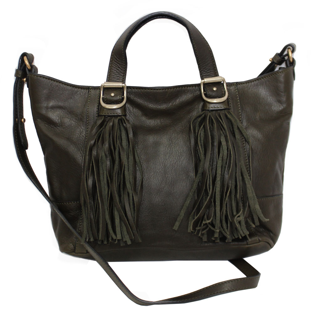 【新品】SEE BY CHLOE シーバイクロエ レディース ショルダーバッグ TWIN TASSELS タッセル 9S7332 P03 606 MILITARY モスグリーン