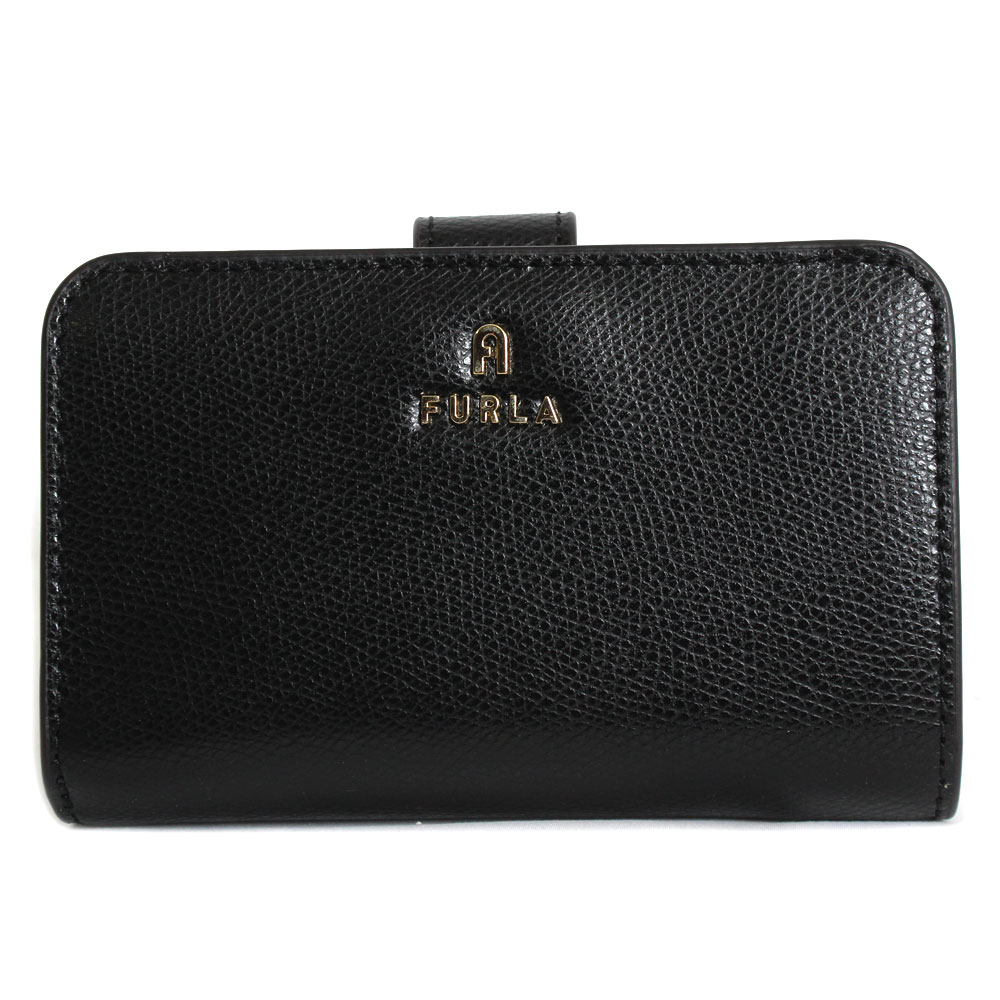 FURLA フルラ 二つ折り財布 コンパクト財布 FURLA CAMELIA M COMPACT WALLET WP00314 ARE1000 O6000 NERO