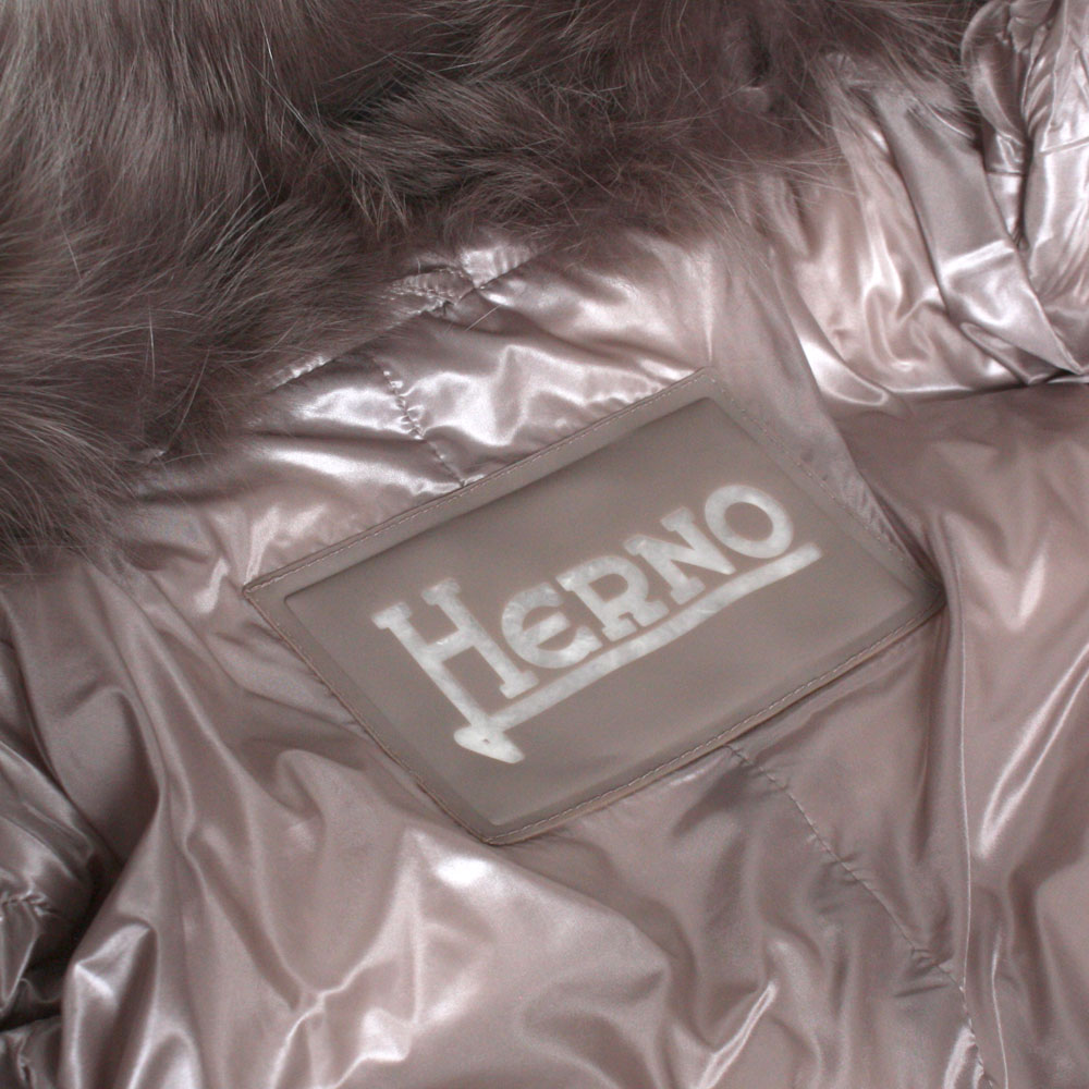 HERNO ヘルノ レディース グレージュ ダウンコート グレーベージュ