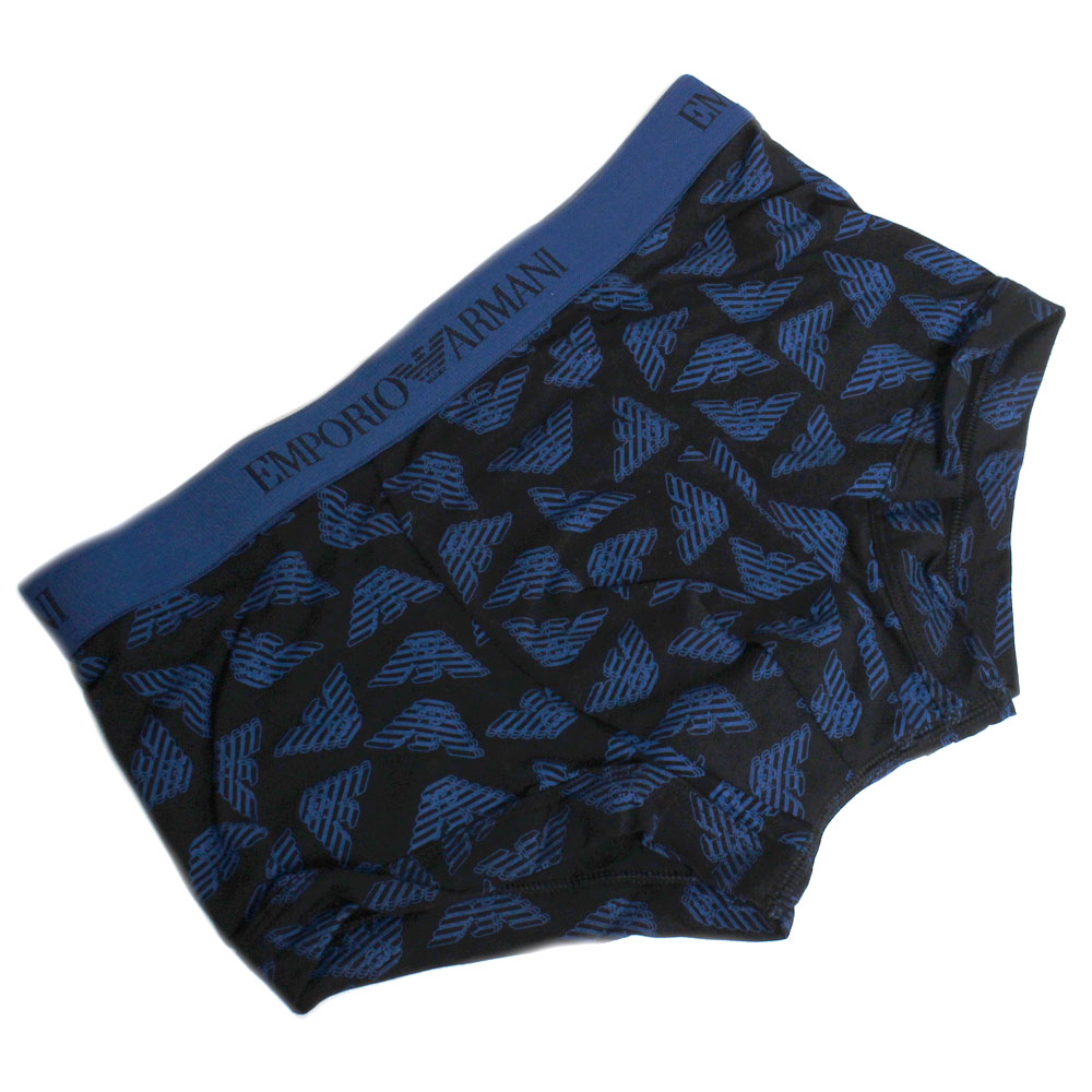 EMPORIO ARMANI エンポリオアルマーニ TRUNK 111389 9A506 68920 トランクス アンダーウエアーBLACK BLUE メンズ