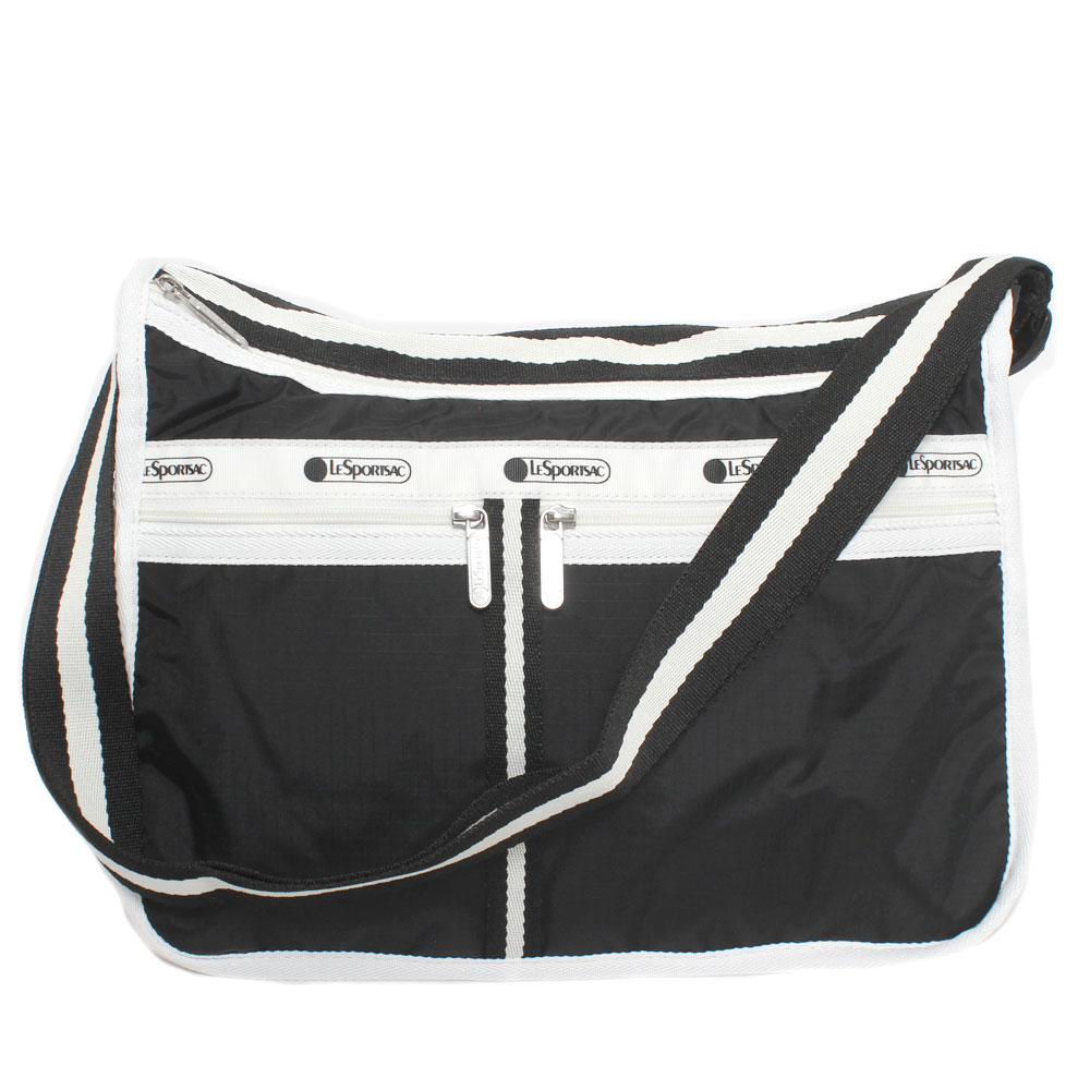 【送料無料】【最新柄】LeSportsac レスポートサック ショルダーバッグ DELUXE EVERYDAY BAG デラックスエブリデイバッグ 7507 E849 SPECTATOR BLACK