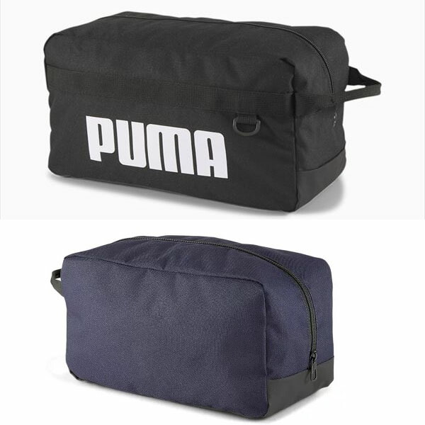 【メール便送料無料】PUMAプーマシューズケース大人用ブラックネイビーシューズバッグスポーツサッカー野球スパイク入れ学校クラブ約33cm