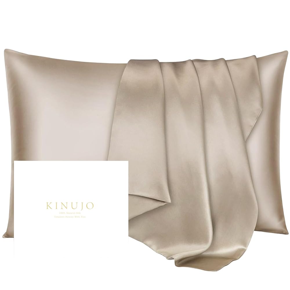 KINUJO キヌージョ 絹地分限者 ピローケース Silk Rich Pillowcase 絹地100%当て嵌める 枕押しかぶせる 43×63糎