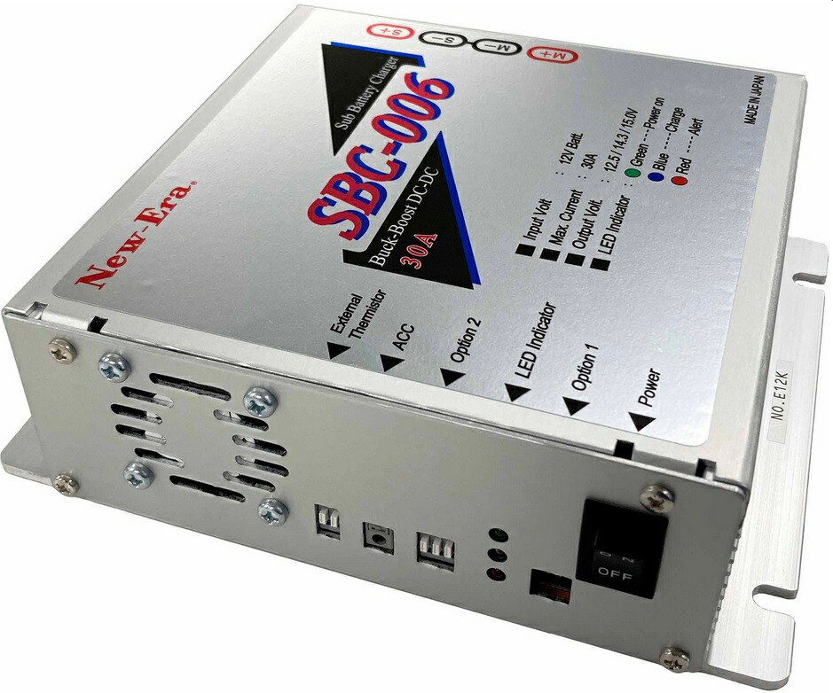 楽天市場】NEW-ERA 走行充電器 サブバッテリーチャージャー SBC-002A