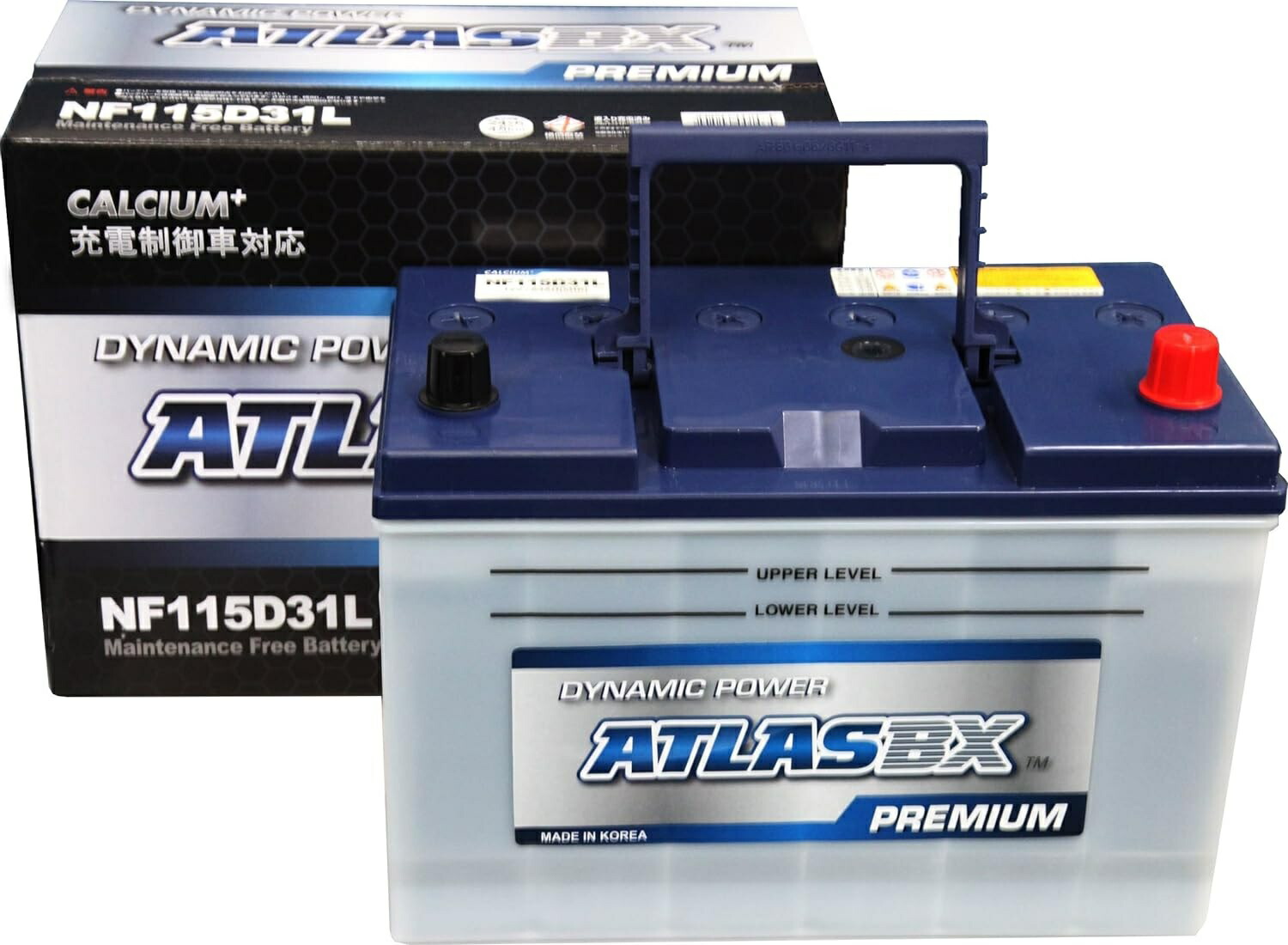 ATLASBX MF115D31R/MF115D31L バッテリーセット ATLASバッテリー MF115D31R｜うさマートジャパンサービス株式