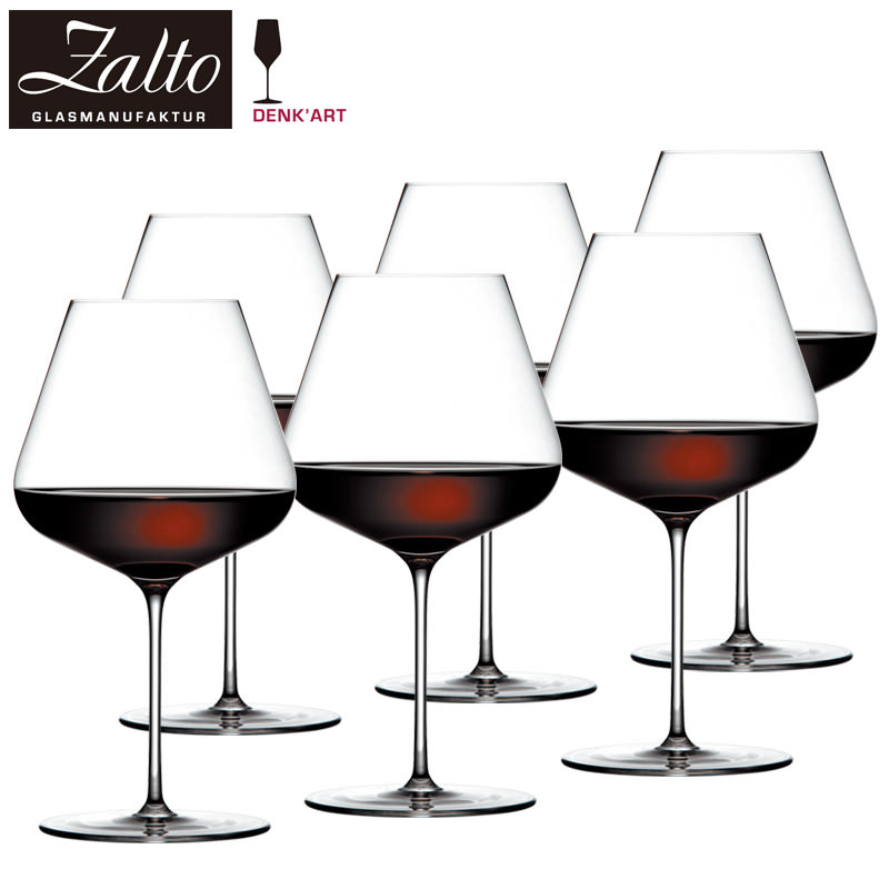 【定め事品 6脚書き割り】Zalto ザルト ブルゴーニュ 赤 ブドウ酒水のみ Φ125×230Hmm 960ml