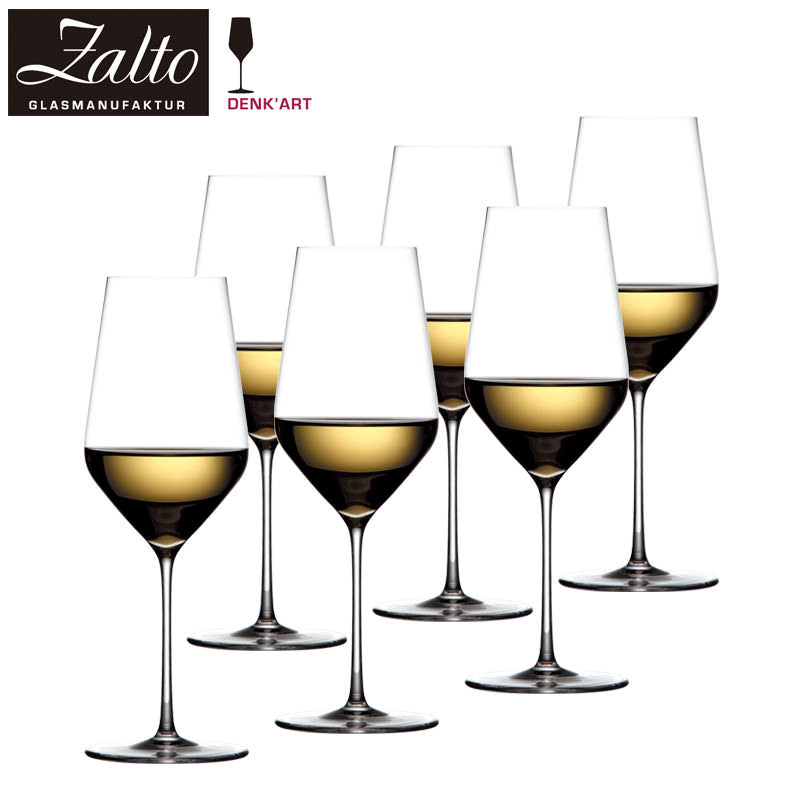 【定まり品 ６脚書き割り】Zalto ザルト 白いことぶどう酒 白 ぶどう酒水呑み Φ81×230Hmm 400ml