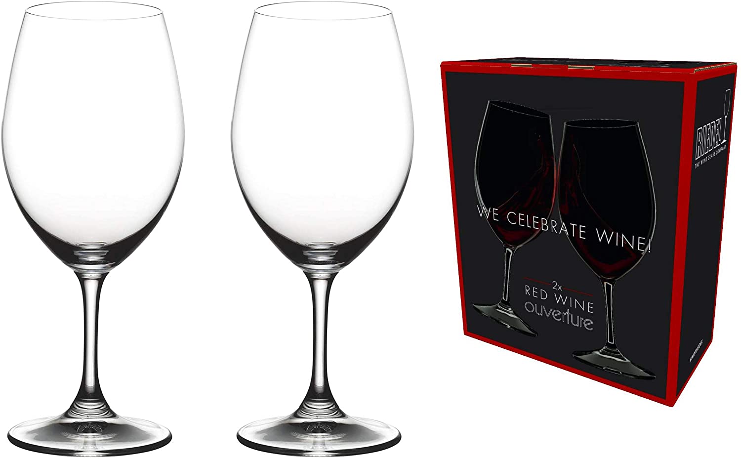 送料無料 正規品 日本製 ペア リーデル RIEDEL オヴァチュア レッドワイン 【激安大特価！】 350ml 2脚箱入 R 6408 00 ワイングラス 610cc