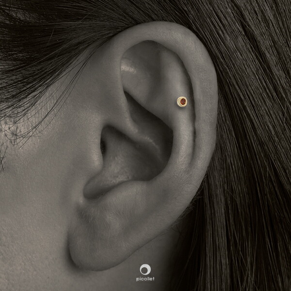 最大71 Offクーポン K18 バースストーン 掛からない つけっぱなし用に小さくて可愛い 誕生石ボディピアス 軟骨ピアスパーツ 金属アレルギー対応k18金イエローゴールド 引っ 16g 14g プレゼント ギフトにオススメ Fucoa Cl