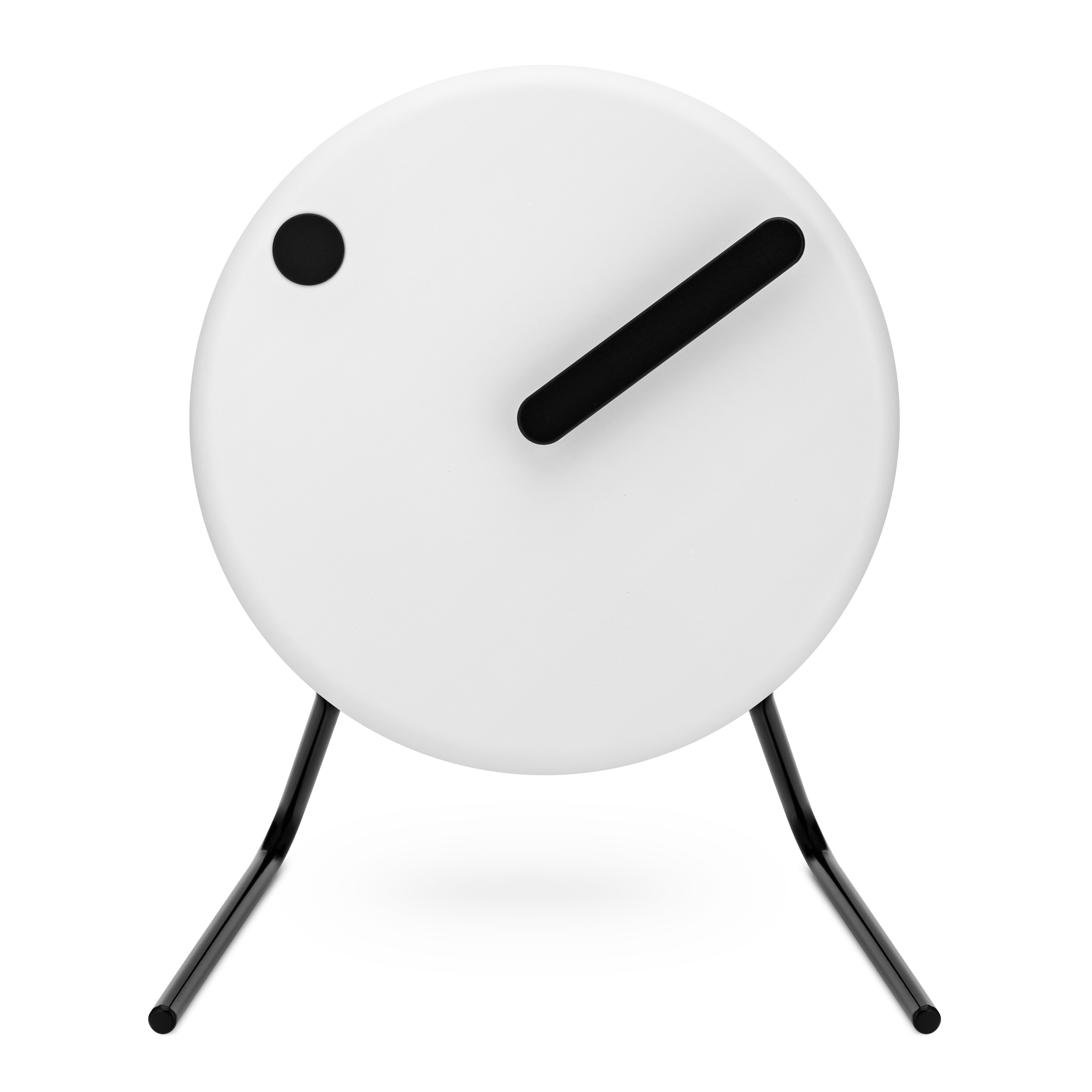 【公式】PICTO 置き時計 ピクト 1984年誕生の名作 デンマーク デザイン Table Clock, Snow White 時計 テーブルクロック 置時計 ホワイト 白 北欧 デザイン 1針 回転文字盤 アート モダン デンマーク アナログ おしゃれ インテリア モノトーン ギフト プレゼント かわいい｜PICTO WATCHES