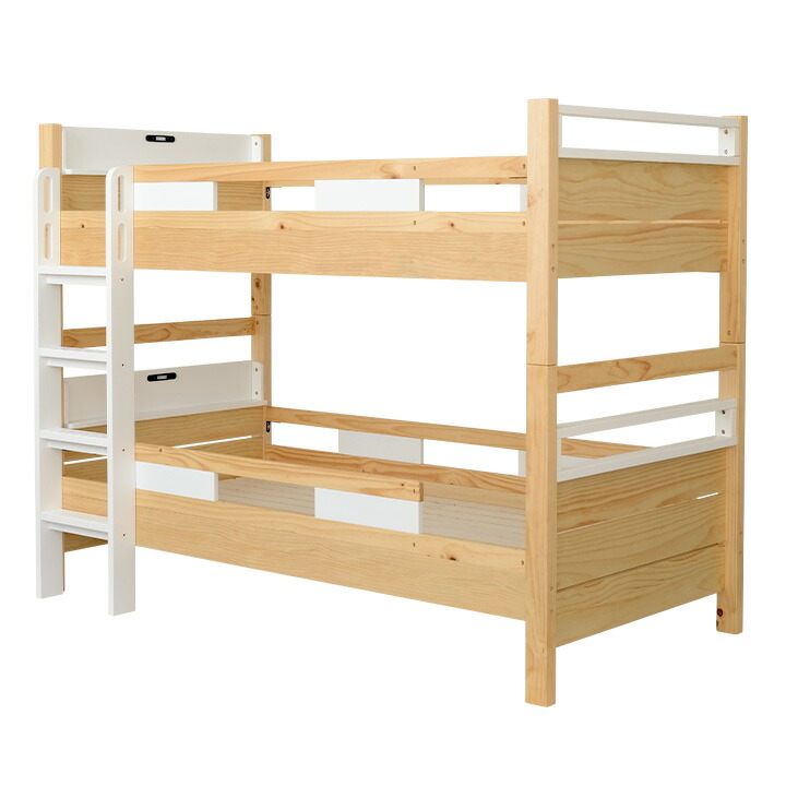 宮付き 二段ベッド 2段ベッド Evian5 エビアン5 ピンク ホワイト 二段ベット 2段ベット 耐震仕様 子供用ベッド ベッド 木製 おしゃれ コンパクト 大型 毎日がバーゲンセール