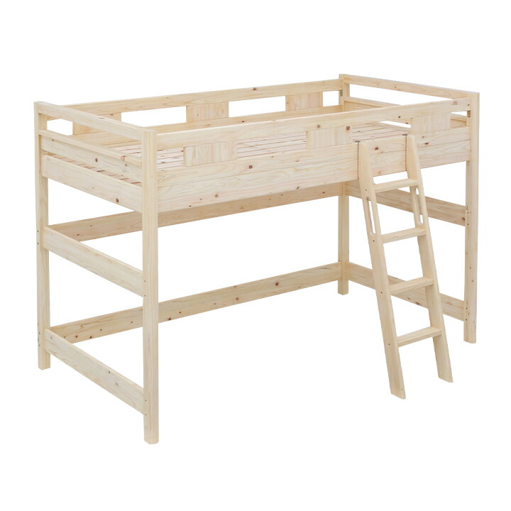 割引クーポン配布中 ヒノキ すのこベッド ロフト 大人用ベッド おしゃれ ロータイプ ロフトベッド ベッド ロフト Kuskus ロフトベッド おしゃれ ロフト 国産檜100 使用 すのこ ベッド ロフト ベット シンブル ロフトベット ナチュラル 子供部屋 子供用ベッド