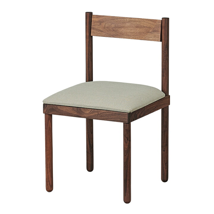 【7%OFFクーポン配布中】【国産/完成品/天然木ウォールナット材使用】ダイニングチェア ウォールナット 3色対応 ポールチェア チェア リビングチェア 食卓椅子 椅子 いす イス デスクチェア ワークチェア 木製 おしゃれ 杉工場