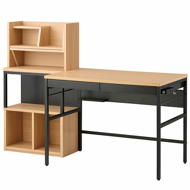 【P10倍!9日20時～10日1:59】コイズミ KOIZUMI デスクセット Reshet(リシェット) 2色対応 MDF-155MOWH/MDF-156MOBK 幅100cm デスク マルチラック 学習机 学習デスク シンプルデスク 勉強机 勉強デスク ランドセルラック 子供 机 木製 おしゃれ アウトレット