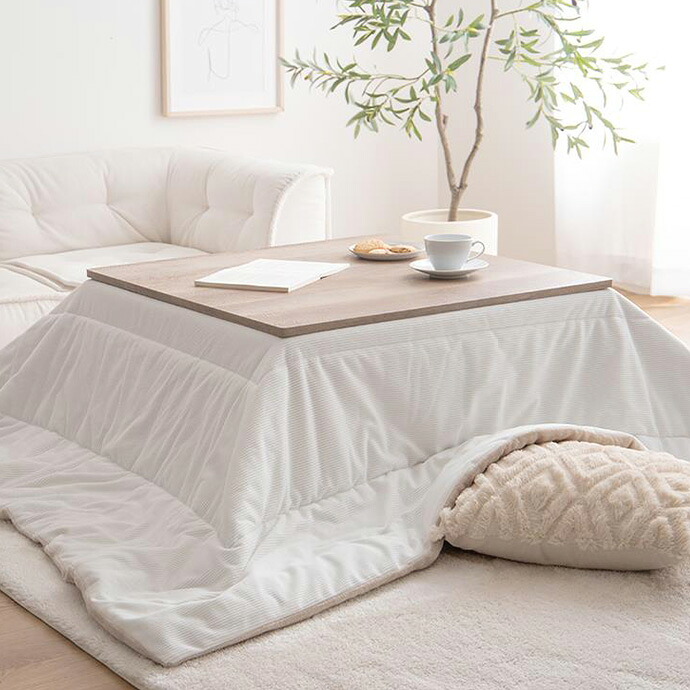 【ポイント10倍!今晩20時開始】こたつ布団 正方形 190x190cm 薄掛け リバーシブルコーデュロイこたつ布団 Jude(ジュード) 3色対応 コタツ布団 おしゃれ 省スペース 単品 こたつ掛け布団 洗える ウォッシャブル フランネル シンプル 一人暮らし|Pie-no