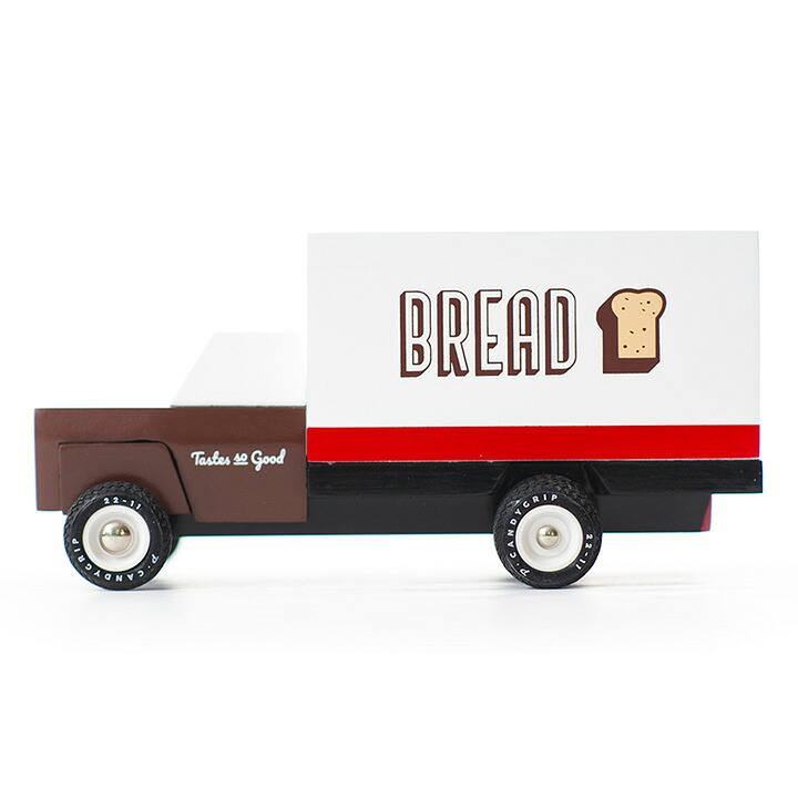 【7%OFFクーポン配布中!13日23:59】ニューヨーク・ブルックリン発 Candylab(キャンディラボ) Bread Truck トイカー 子供 木製 アメ車 自動車 アメリカ おうち遊び 室内遊び ジオラマ 海外 輸入 トラック 運搬車 働く車 はたらく車 玩具 男の子 木のおもちゃ おしゃれ