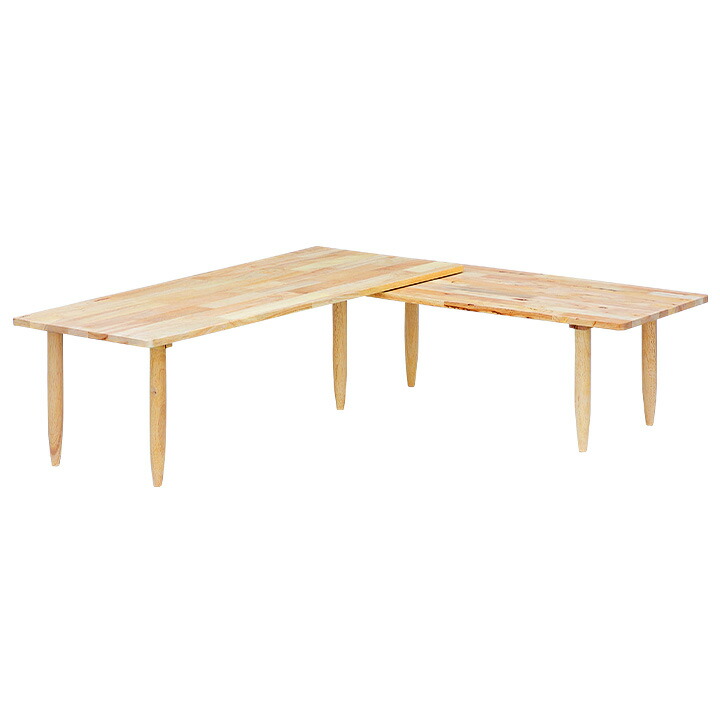 【P10倍!9日20時～10日1:59】[親子で使える！作業台にも] Natural Signature 天然木 回転型 センターテーブル Twin(ツイン) 120x50cm テーブル コーヒーテーブル ワークデスク ナチュラル シンプル 子供部屋 リビング