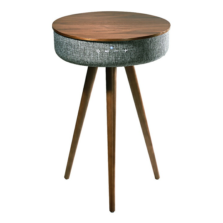 Bluetooth調和トーカー船積み態度早見 Blottir 青色ティア Usb申し受けるインターフェース ラジオ テーブル サイドテーブル ソファテーブル 夜半テーブル 先立つ物 丸形 北欧 木製 華車 パウダーコンパクト 赤条々 小粋 喫茶店仕来たり サイドテーブル 材テーブル 木製