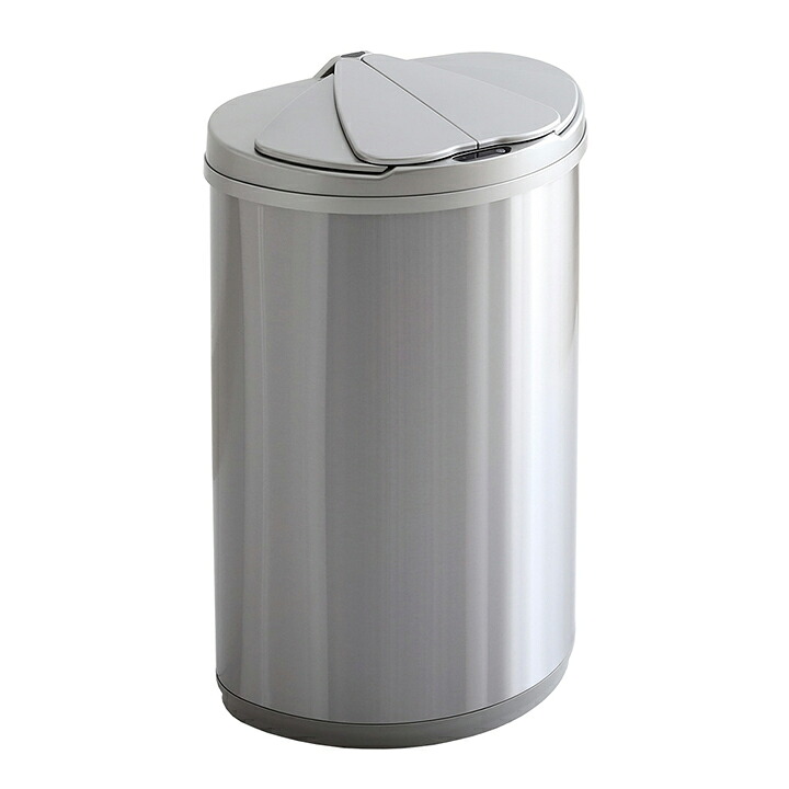 【7%OFFクーポン配布中】横開きステンレス自動開閉ゴミ箱 arco(アルコ) 47L 大容量 ごみ箱 ダストボックス ゴミ ごみ 分別 おしゃれ キッチン リビング 47リットル スリム 省スペース ふた付き